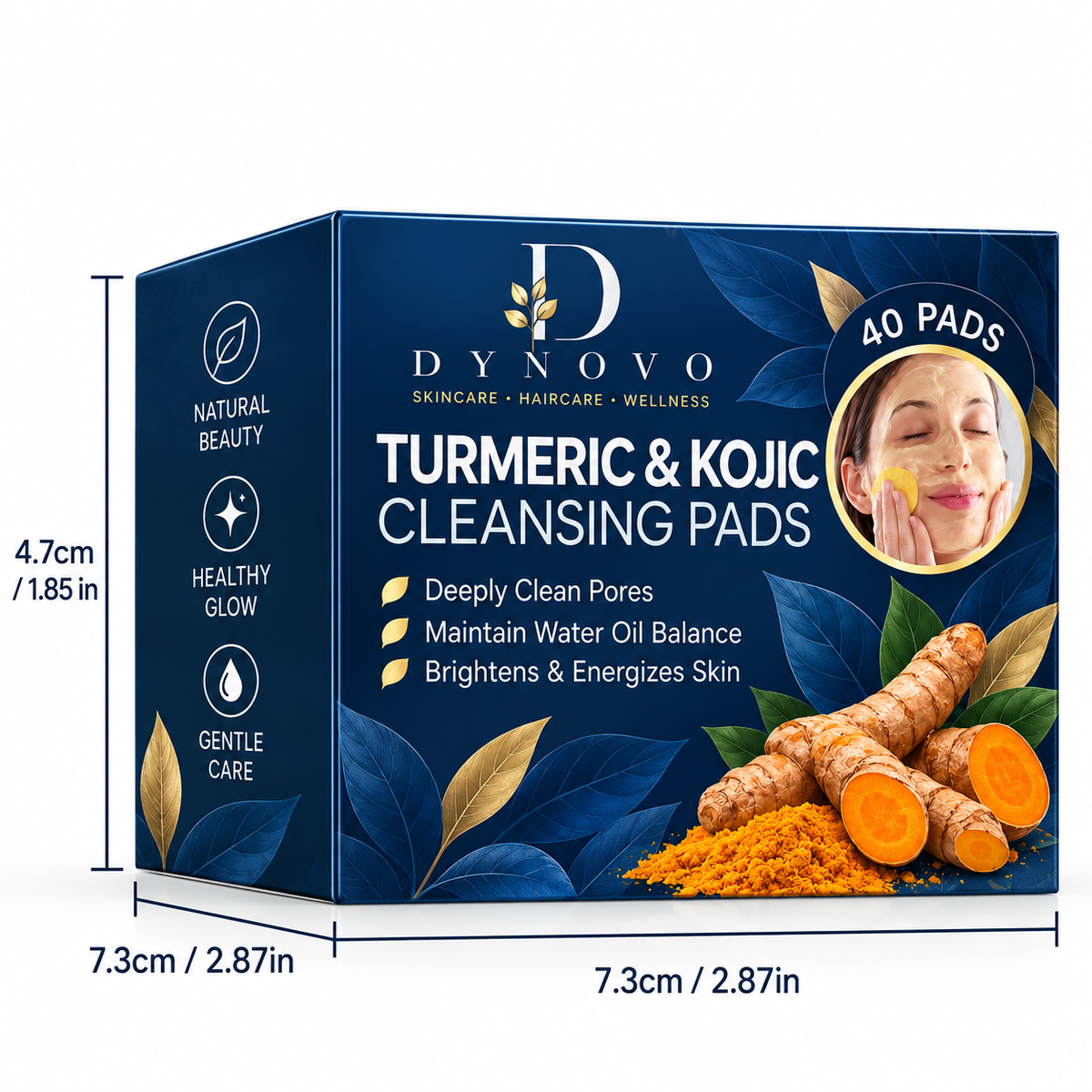 Dynovo Turmeric & Kojic Cleansing Pads